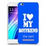 אוהבת את החבר שלי כיסוי מגן קשיח בעיצוב אישי עם השם שלך ל Xiaomi Redmi 4A יחידה אחת סקרין מובייל