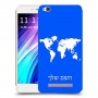 מפת העולם כיסוי מגן קשיח בעיצוב אישי עם השם שלך ל Xiaomi Redmi 4A יחידה אחת סקרין מובייל