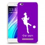 כדורגל - אישה כיסוי מגן קשיח בעיצוב אישי עם השם שלך ל Xiaomi Redmi 4A יחידה אחת סקרין מובייל