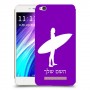 גלישה כיסוי מגן קשיח בעיצוב אישי עם השם שלך ל Xiaomi Redmi 4A יחידה אחת סקרין מובייל