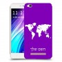 מפת העולם כיסוי מגן קשיח בעיצוב אישי עם השם שלך ל Xiaomi Redmi 4A יחידה אחת סקרין מובייל