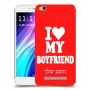 אוהבת את החבר שלי כיסוי מגן קשיח בעיצוב אישי עם השם שלך ל Xiaomi Redmi 4A יחידה אחת סקרין מובייל