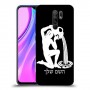 דלי כיסוי מגן קשיח בעיצוב אישי עם השם שלך ל Xiaomi Redmi 9 יחידה אחת סקרין מובייל
