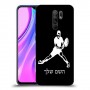 שחקן טניס כיסוי מגן קשיח בעיצוב אישי עם השם שלך ל Xiaomi Redmi 9 יחידה אחת סקרין מובייל