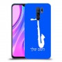סקספון כיסוי מגן קשיח בעיצוב אישי עם השם שלך ל Xiaomi Redmi 9 יחידה אחת סקרין מובייל