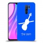 כינור כיסוי מגן קשיח בעיצוב אישי עם השם שלך ל Xiaomi Redmi 9 יחידה אחת סקרין מובייל