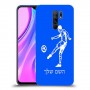 שחקן כדורגל כיסוי מגן קשיח בעיצוב אישי עם השם שלך ל Xiaomi Redmi 9 יחידה אחת סקרין מובייל