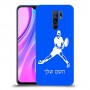שחקן טניס כיסוי מגן קשיח בעיצוב אישי עם השם שלך ל Xiaomi Redmi 9 יחידה אחת סקרין מובייל