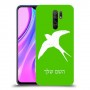 ציפור לבלוע כיסוי מגן קשיח בעיצוב אישי עם השם שלך ל Xiaomi Redmi 9 יחידה אחת סקרין מובייל