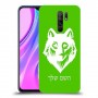 זאב כיסוי מגן קשיח בעיצוב אישי עם השם שלך ל Xiaomi Redmi 9 יחידה אחת סקרין מובייל