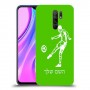שחקן כדורגל כיסוי מגן קשיח בעיצוב אישי עם השם שלך ל Xiaomi Redmi 9 יחידה אחת סקרין מובייל