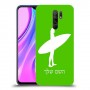 גלישה כיסוי מגן קשיח בעיצוב אישי עם השם שלך ל Xiaomi Redmi 9 יחידה אחת סקרין מובייל