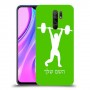הרמת משקולות כיסוי מגן קשיח בעיצוב אישי עם השם שלך ל Xiaomi Redmi 9 יחידה אחת סקרין מובייל