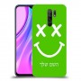סמיילי כיסוי מגן קשיח בעיצוב אישי עם השם שלך ל Xiaomi Redmi 9 יחידה אחת סקרין מובייל
