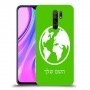 עולם כיסוי מגן קשיח בעיצוב אישי עם השם שלך ל Xiaomi Redmi 9 יחידה אחת סקרין מובייל