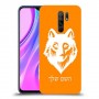 זאב כיסוי מגן קשיח בעיצוב אישי עם השם שלך ל Xiaomi Redmi 9 יחידה אחת סקרין מובייל