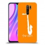 סקספון כיסוי מגן קשיח בעיצוב אישי עם השם שלך ל Xiaomi Redmi 9 יחידה אחת סקרין מובייל