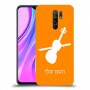כינור כיסוי מגן קשיח בעיצוב אישי עם השם שלך ל Xiaomi Redmi 9 יחידה אחת סקרין מובייל