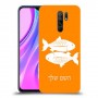 דגים כיסוי מגן קשיח בעיצוב אישי עם השם שלך ל Xiaomi Redmi 9 יחידה אחת סקרין מובייל