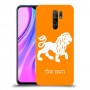אריה כיסוי מגן קשיח בעיצוב אישי עם השם שלך ל Xiaomi Redmi 9 יחידה אחת סקרין מובייל