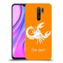 עקרב כיסוי מגן קשיח בעיצוב אישי עם השם שלך ל Xiaomi Redmi 9 יחידה אחת סקרין מובייל