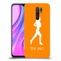 ג'וגלין - אישה כיסוי מגן קשיח בעיצוב אישי עם השם שלך ל Xiaomi Redmi 9 יחידה אחת סקרין מובייל