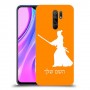 סמוראי כיסוי מגן קשיח בעיצוב אישי עם השם שלך ל Xiaomi Redmi 9 יחידה אחת סקרין מובייל