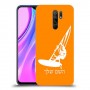 גלישת מפרש כיסוי מגן קשיח בעיצוב אישי עם השם שלך ל Xiaomi Redmi 9 יחידה אחת סקרין מובייל