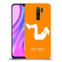 אימון ספורט - אישה כיסוי מגן קשיח בעיצוב אישי עם השם שלך ל Xiaomi Redmi 9 יחידה אחת סקרין מובייל