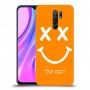 סמיילי כיסוי מגן קשיח בעיצוב אישי עם השם שלך ל Xiaomi Redmi 9 יחידה אחת סקרין מובייל