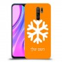 שלג כיסוי מגן קשיח בעיצוב אישי עם השם שלך ל Xiaomi Redmi 9 יחידה אחת סקרין מובייל