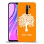 עץ כיסוי מגן קשיח בעיצוב אישי עם השם שלך ל Xiaomi Redmi 9 יחידה אחת סקרין מובייל