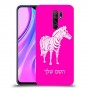 זברה כיסוי מגן קשיח בעיצוב אישי עם השם שלך ל Xiaomi Redmi 9 יחידה אחת סקרין מובייל