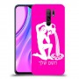 דלי כיסוי מגן קשיח בעיצוב אישי עם השם שלך ל Xiaomi Redmi 9 יחידה אחת סקרין מובייל
