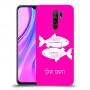 דגים כיסוי מגן קשיח בעיצוב אישי עם השם שלך ל Xiaomi Redmi 9 יחידה אחת סקרין מובייל