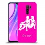 תאומים כיסוי מגן קשיח בעיצוב אישי עם השם שלך ל Xiaomi Redmi 9 יחידה אחת סקרין מובייל