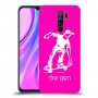 ילד סקייטבורד כיסוי מגן קשיח בעיצוב אישי עם השם שלך ל Xiaomi Redmi 9 יחידה אחת סקרין מובייל