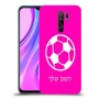 כדורגל - כדור כיסוי מגן קשיח בעיצוב אישי עם השם שלך ל Xiaomi Redmi 9 יחידה אחת סקרין מובייל