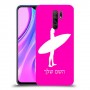 גלישה כיסוי מגן קשיח בעיצוב אישי עם השם שלך ל Xiaomi Redmi 9 יחידה אחת סקרין מובייל