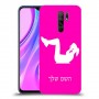 אימון ספורט - אישה כיסוי מגן קשיח בעיצוב אישי עם השם שלך ל Xiaomi Redmi 9 יחידה אחת סקרין מובייל