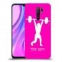 הרמת משקולות כיסוי מגן קשיח בעיצוב אישי עם השם שלך ל Xiaomi Redmi 9 יחידה אחת סקרין מובייל