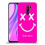 סמיילי כיסוי מגן קשיח בעיצוב אישי עם השם שלך ל Xiaomi Redmi 9 יחידה אחת סקרין מובייל