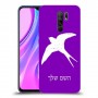 ציפור לבלוע כיסוי מגן קשיח בעיצוב אישי עם השם שלך ל Xiaomi Redmi 9 יחידה אחת סקרין מובייל