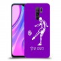 שחקן כדורגל כיסוי מגן קשיח בעיצוב אישי עם השם שלך ל Xiaomi Redmi 9 יחידה אחת סקרין מובייל