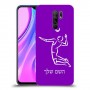 שחקן כדורעף כיסוי מגן קשיח בעיצוב אישי עם השם שלך ל Xiaomi Redmi 9 יחידה אחת סקרין מובייל