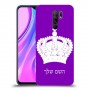 כתר מלכותי כיסוי מגן קשיח בעיצוב אישי עם השם שלך ל Xiaomi Redmi 9 יחידה אחת סקרין מובייל