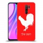 תרנגול כיסוי מגן קשיח בעיצוב אישי עם השם שלך ל Xiaomi Redmi 9 יחידה אחת סקרין מובייל