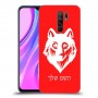 זאב כיסוי מגן קשיח בעיצוב אישי עם השם שלך ל Xiaomi Redmi 9 יחידה אחת סקרין מובייל