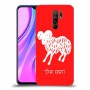 טלה כיסוי מגן קשיח בעיצוב אישי עם השם שלך ל Xiaomi Redmi 9 יחידה אחת סקרין מובייל