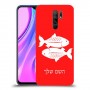 דגים כיסוי מגן קשיח בעיצוב אישי עם השם שלך ל Xiaomi Redmi 9 יחידה אחת סקרין מובייל